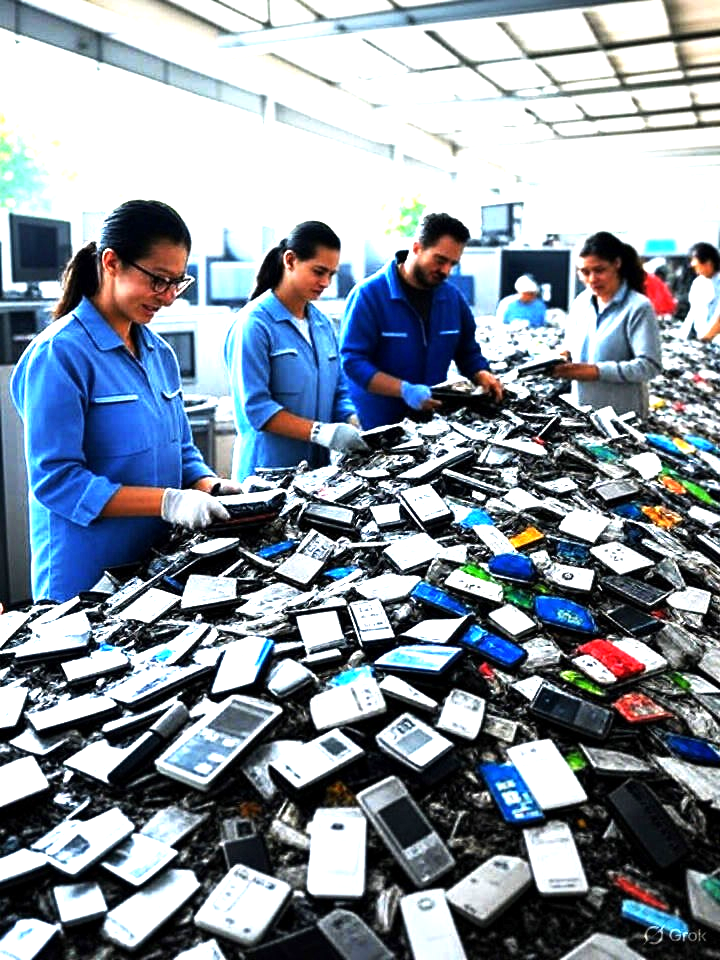 Environmental Benefits of E-Waste Recycling