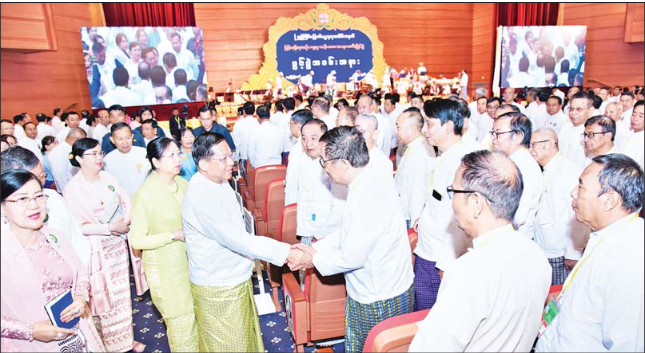 နိုင်ငံတော်စီမံအုပ်ချုပ်ရေးကောင်စီဥက္ကဋ္ဌ နိုင်ငံတော်ဝန်ကြီးချုပ် ဗိုလ်ချုပ်မှူးကြီး မင်းအောင်လှိုင် (၂၅)ကြိမ်မြောက် ငွေရတုအထိမ်းအမှတ် မြန်မာ့ရိုးရာယဉ်ကျေးမှု အဆို၊ အက၊ အရေး၊ အတီးပြိုင်ပွဲ ဖွင့်ပွဲအခမ်းအနားသို့ တက်ရောက်အမှာစကားပြောကြား