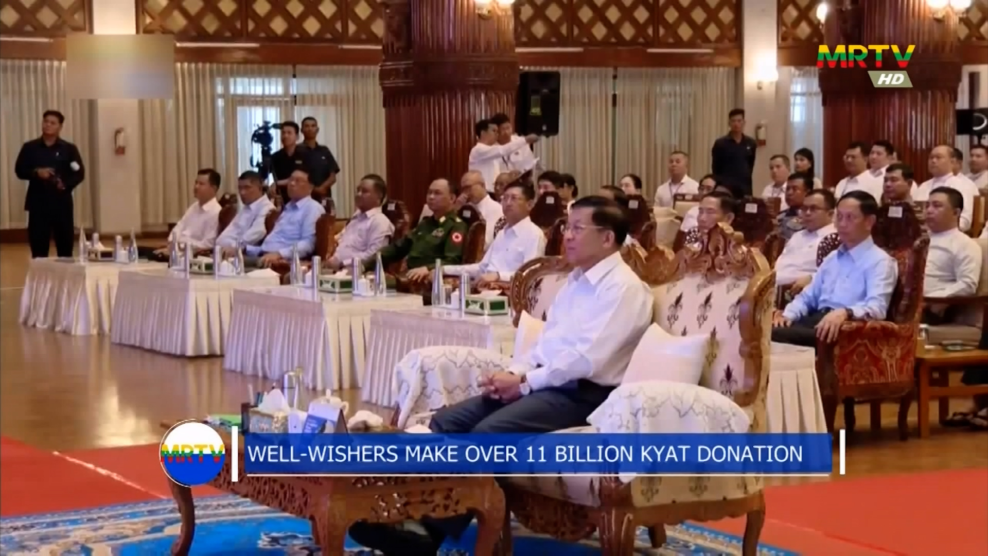 Well-wishers make over 11 billion kyat donation