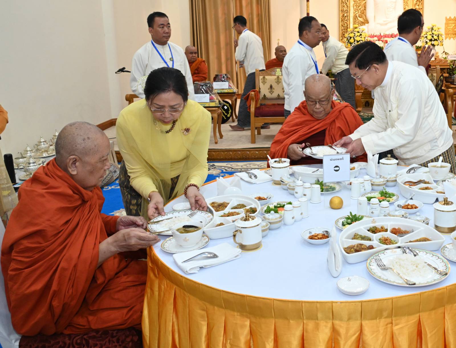 ၂၀၂၄ ခုနှစ် မာရဝိဇယကျောင်းတော် ကထိန်သင်္ကန်းဆက်ကပ်လှူဒါန်းပွဲ အခမ်းအနားကျင်းပ