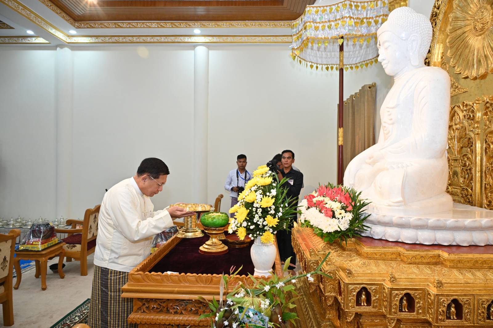 ၂၀၂၄ ခုနှစ် မာရဝိဇယကျောင်းတော် ကထိန်သင်္ကန်းဆက်ကပ်လှူဒါန်းပွဲ အခမ်းအနားကျင်းပ