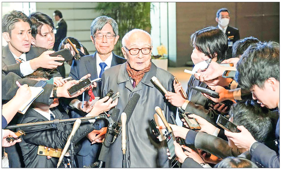 PM noncommittal over nuke pact in meeting with Nobel-winning Hidankyo