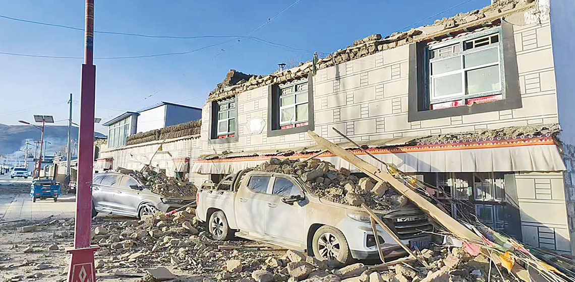 Richter scale 6.8 earthquake happened in Western China, died 126 and wounded 188