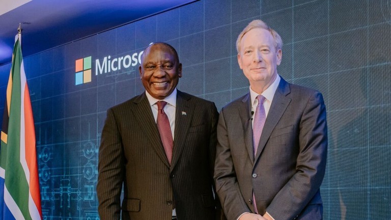 Microsoft က တောင်အာဖရိကတွင် AI နည်းပညာအတွက် သန်းပေါင်းများစွာ ရင်းနှီးမြှုပ်နှံမည်