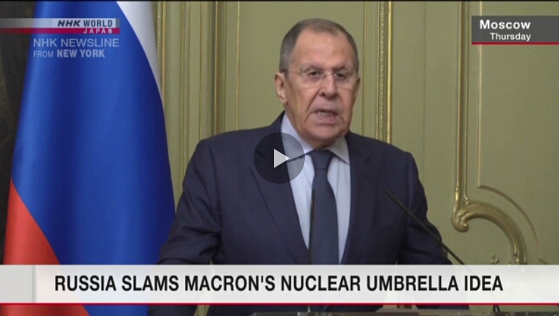 Russia slams Macron's nuclear umbrella idea