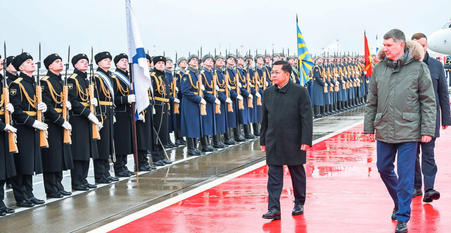 Myanmar’s Senior General Min Aung Hlaing leads high-level delegation to Russian Federation