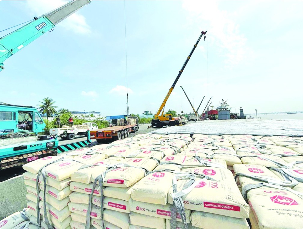 ဘိလပ်မြေနှင့် အိမ်ဆောက်ပစ္စည်းဈေးမြှင့် ရောင်းသူများ စတင် အရေးယူနေ