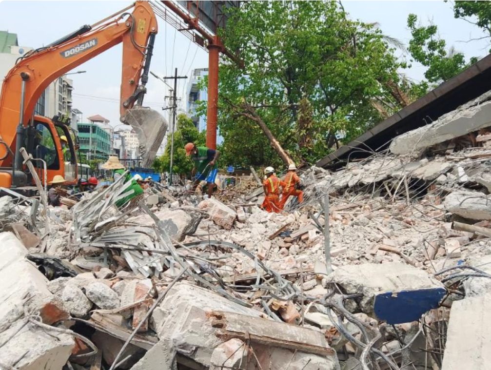 ငလျင်ကြောင့် ပျက်စီးသွားသော အဆောက်အအုံများကို နည်းလမ်းသုံးမျိုးဖြင့် ဆောင်ရွက်သွားမည်