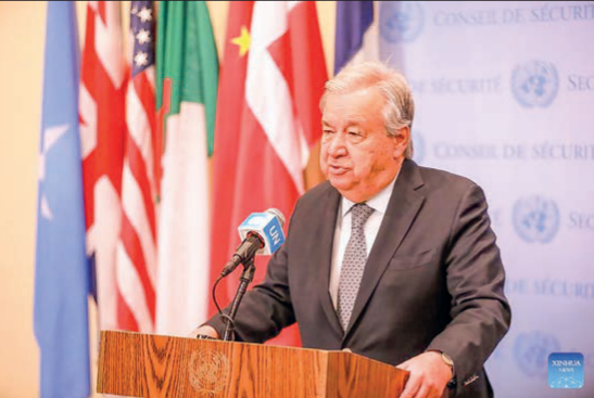 “A military solution is no solution,” UN chief on Pakistan-India tensions