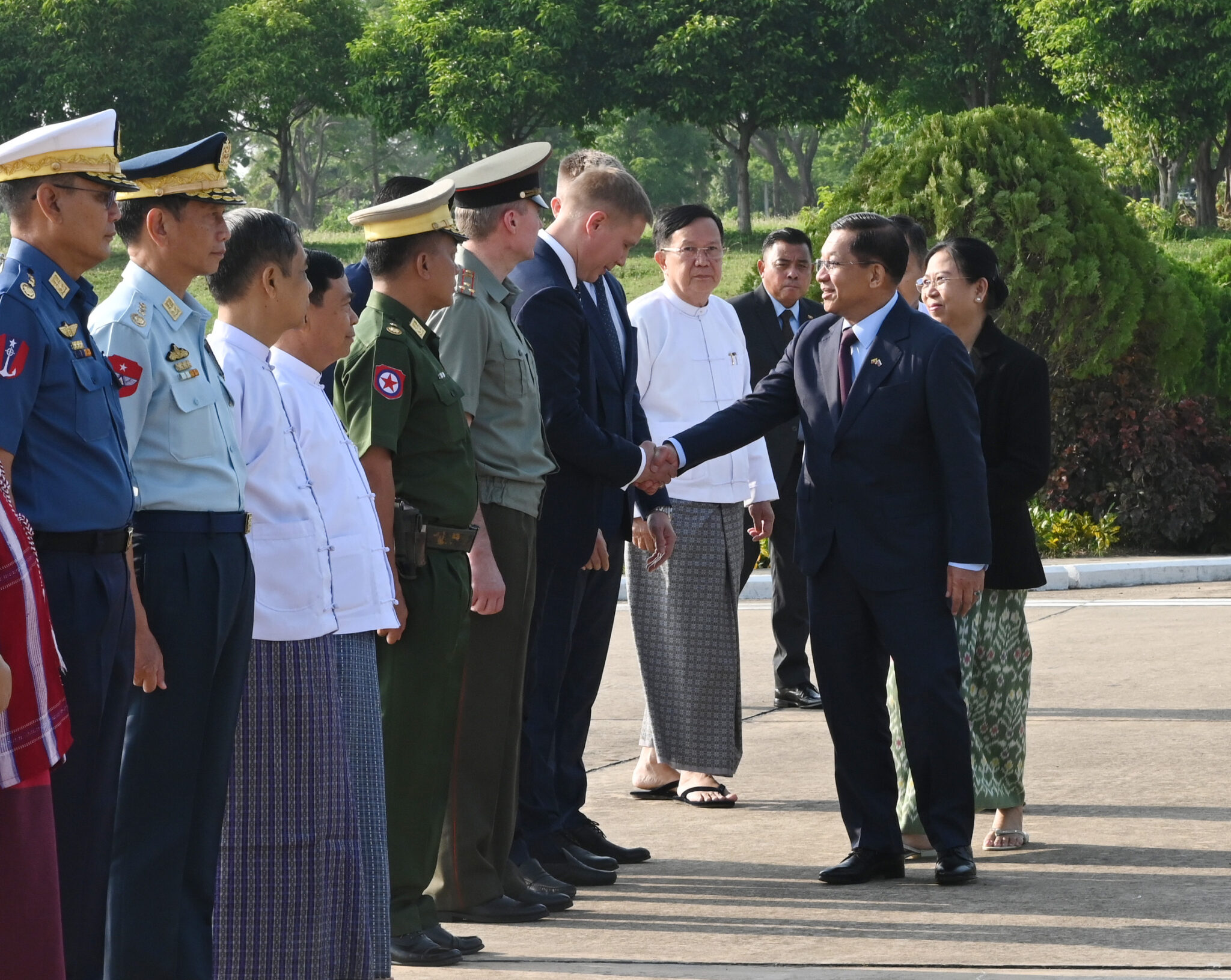 Myanmar high-level delegation led by SAC Chairman PM Senior General Min Aung Hlaing arrives in Russian Federation to attend parade to mark 80th Anniversary of Victory in Great Patriotic War