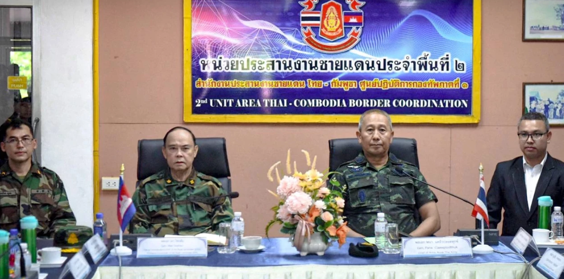 ထိုင်း-ကမ္ဘောဒီးယားနယ်စပ်ပဋိပက္ခ နှစ်နိုင်ငံကြည်းတပ်ဦးစီးချုပ်များ တွေ့ဆုံဆွေးနွေး