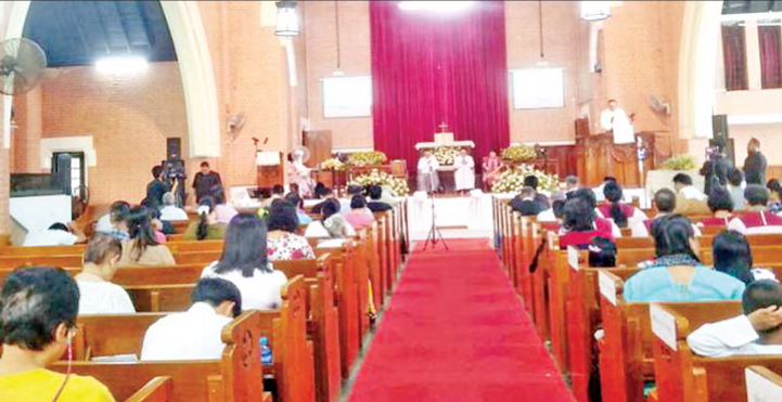 ငလျင်ဒဏ်နှင့် သဘာဝဘေးအန္တရာယ်သင့်ပြည်သူများနှင့် ငြိမ်းချမ်းရေးအတွက် ဆုတောင်းမေတ္တာပို့သ