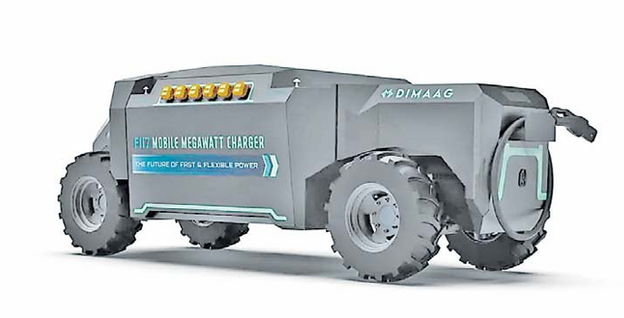 Driverless battery on wheels can deliver up to 6MW of power  