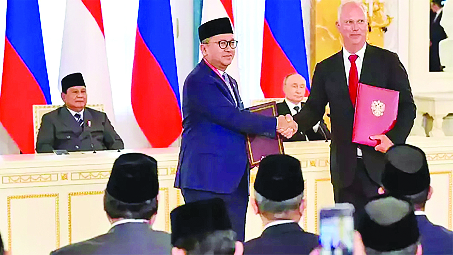 ရုရှားနှင့်အင်ဒိုနီးရှားက ဒေါ်လာ ၂ ဒသမ ၃ ဘီလီယံတန်ဖိုးရှိ ရင်းနှီးမြှုပ်နှံမှု ပလက်ဖောင်းကို ထူထောင်ရန် သဘောတူ