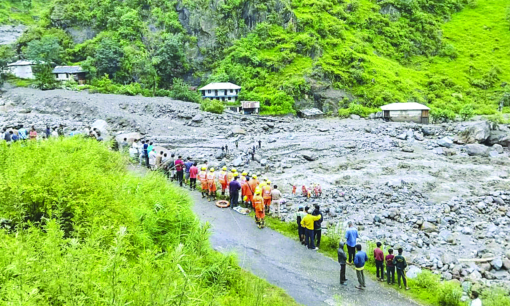 ဟီမာချယ်ပရာဒေ့ရှ်၌ မုတ်သုံမိုးကြောင့် လူ ၃၄ ဦးသေဆုံးထား