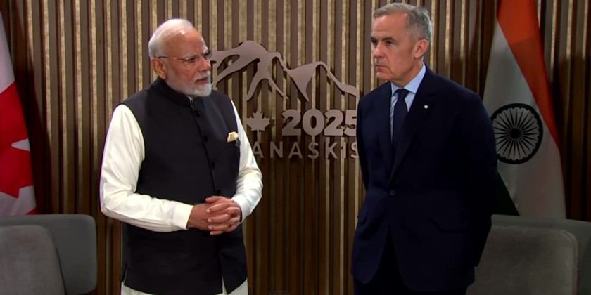 India’s Prime Minister meets his Canadian counterpart