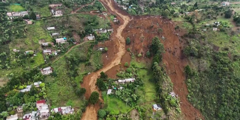 colambia landslide