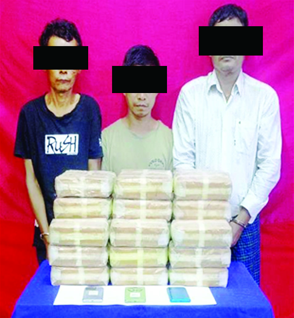 မင်္ဂလာတောင်ညွန့်နှင့် ရွှေပြည်သာမြို့နယ်တို့၌ ငွေကျပ်သိန်း ၆၅၀၀ တန်ဖိုးရှိ စိတ်ကြွရူးသွပ်ဆေးပြား ၆ ဒသမ ၅ သိန်း ဖမ်းဆီးရမိ