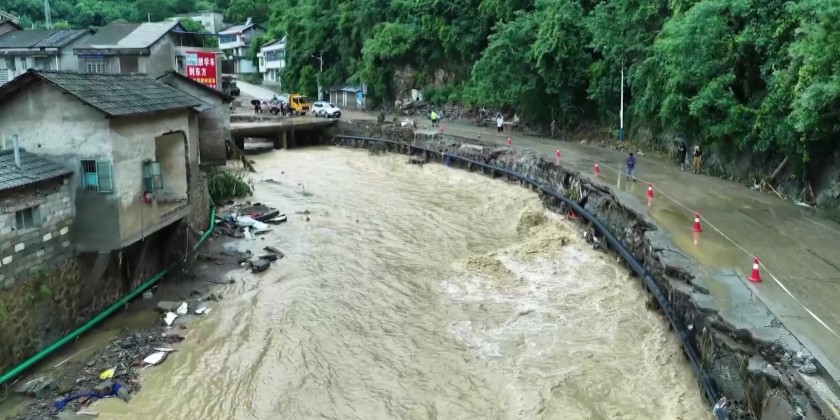 Flood emergency response in southern China