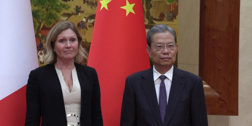 French National Assembly President Braun-Pivet meets China's number three official