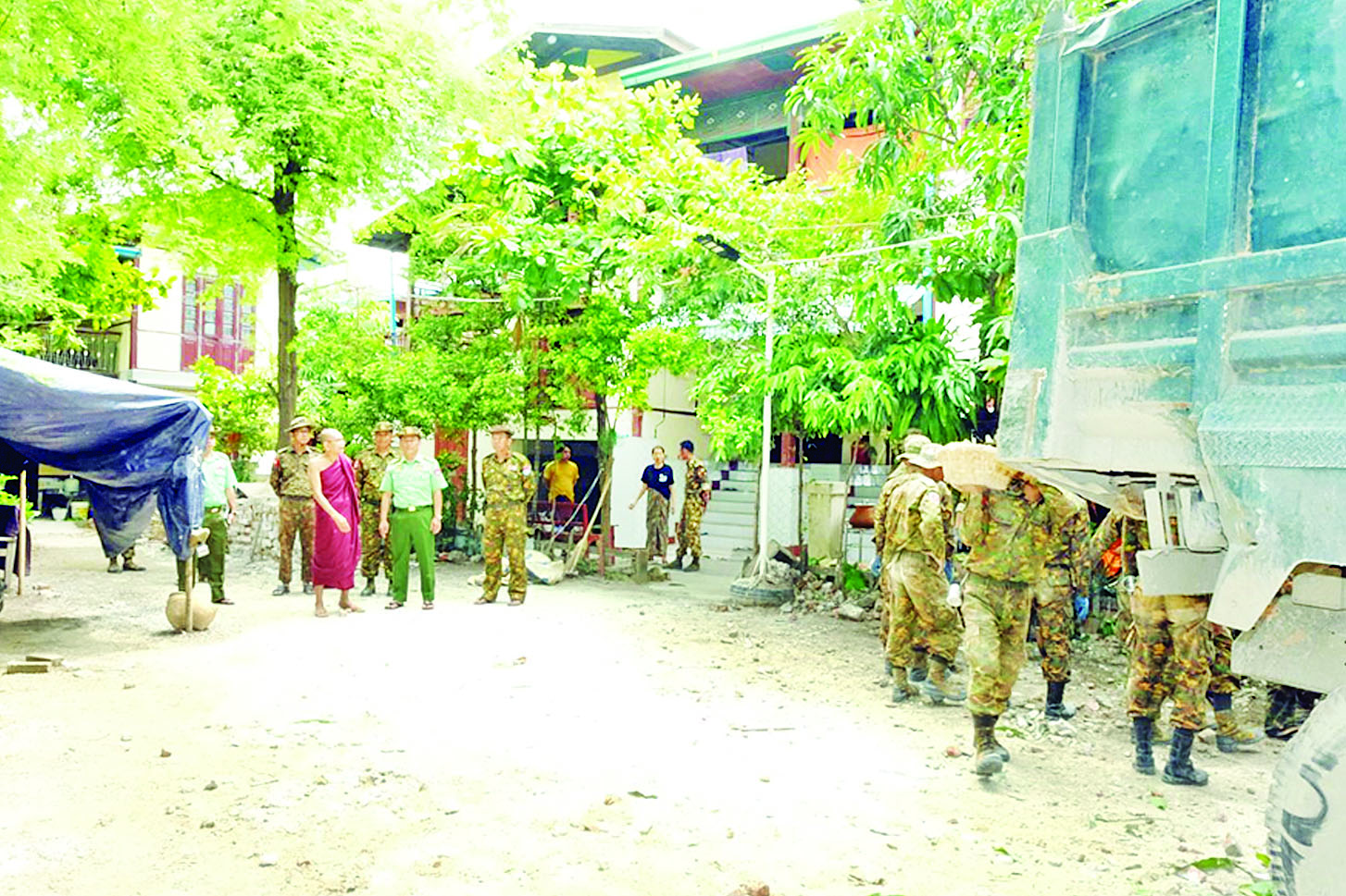 ငလျင်ဒဏ်ကြောင့် ပျက်စီးဆုံးရှုံးမှုများ ဖြစ်ပေါ်ခဲ့သည့်ဒေသများ၌ ကူညီကယ်ဆယ်ရေးနှင့် ပြန်လည်ထူထောင်ရေးလုပ်ငန်းများ အင်တိုက်အားတိုက် ဆက်လက်ဆောင်ရွက်လျက်ရှိ