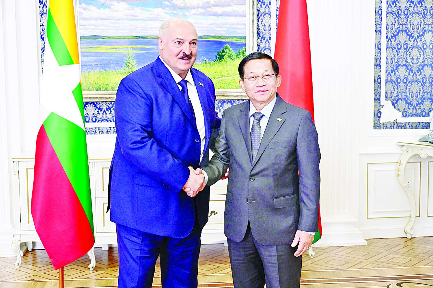 မြန်မာနှင့် ဘယ်လာရုစ်နှစ်နိုင်ငံအကြား နှစ်ဖက်ပူးပေါင်းဆောင်ရွက်နိုင်မည့် နယ်ပယ်ပေါင်းစုံရှိနေပြီး ဆက်လက်တိုးချဲ့ဆောင်ရွက်သွားမည်