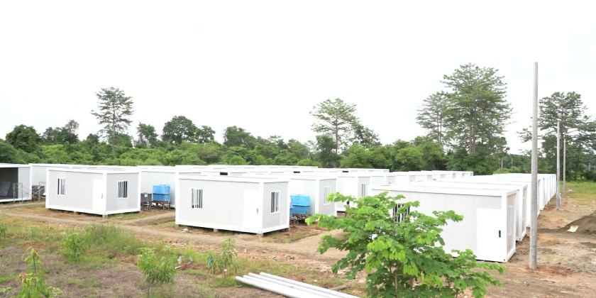 Temporary Accommodation: Relocation of quake-hit staff in Nay Pyi Taw