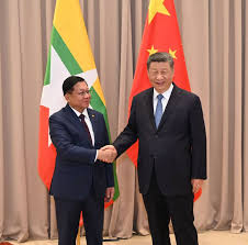 နှစ်နိုင်ငံ သံတမန်ဆက်ဆံရေးထူထောင်မှု ၇၅ နှစ်မြောက် အခါသမယ၌ သမ္မတရှီနှင့် မြန်မာနိုင်ငံ အကြီးအကဲတို့ ဂုဏ်ယူဝမ်းမြောက်ကြောင်း သဝဏ်လွှာ အပြန်အလှန်ပေးပို့