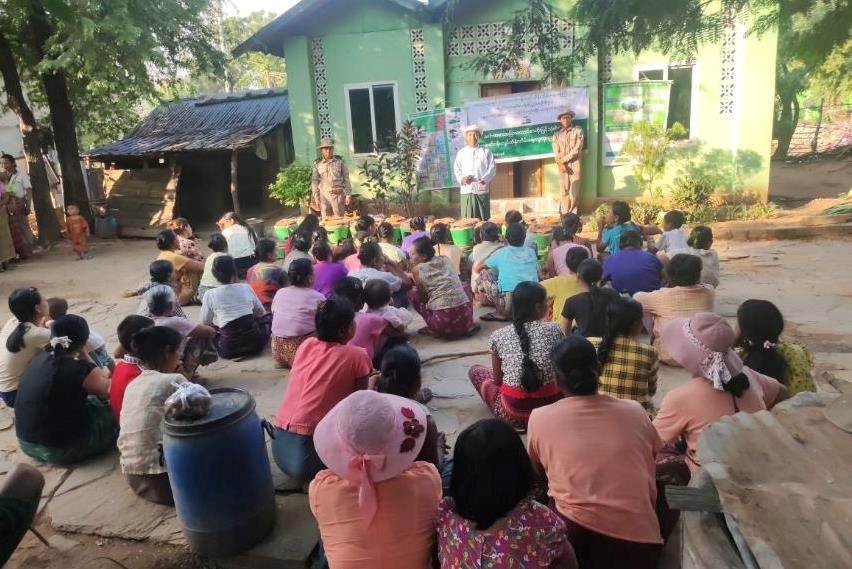 ကျောက်ဆည်မြို့၌ သစ်တောသစ်ပင်များ၏ အကျိုးကျေးဇူးများနှင့် အနှစ်သာရများသိရှိစေရန် အသိပညာပေးခြင်း၊ စွမ်းအားမြင့် မီးဖိုများ အခမဲ့ ဖြန့်ဝေခြင်းများ ဆောင်ရွက်