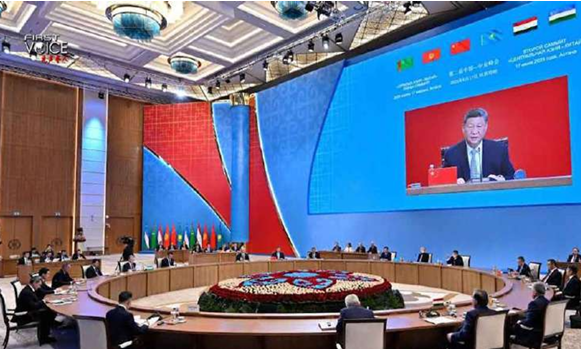ဗဟိုအာရှနိုင်ငံများနှင့် ဆက်ဆံရေးမြှင့်တင်မှုဆိုင်ရာစာချုပ် တရုတ်သမ္မတရှီကျင့်ဖျင် လက်မှတ်ရေးထိုး