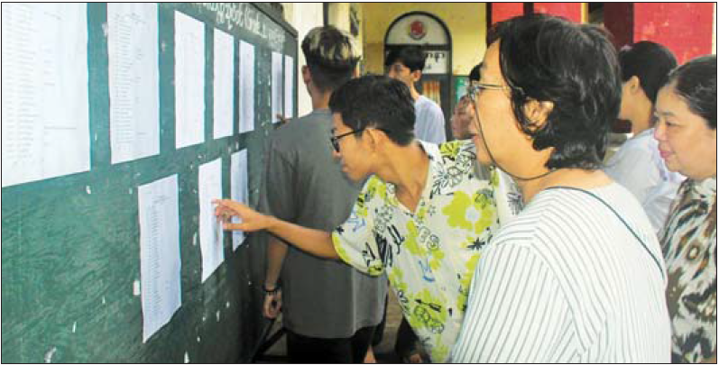 ရန်ကုန်တိုင်းဒေသကြီး၌ ၂၀၂၅ ခုနှစ် တက္ကသိုလ်ဝင်စာမေးပွဲ အောင်မြင်သူ ၁၉၃၆၆ ဦးရှိ