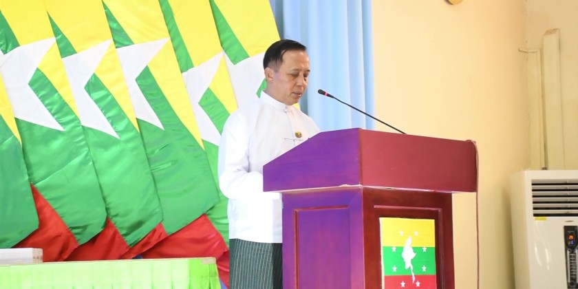 Training Completion Ceremony: MOEA UM delivered the opening remarks