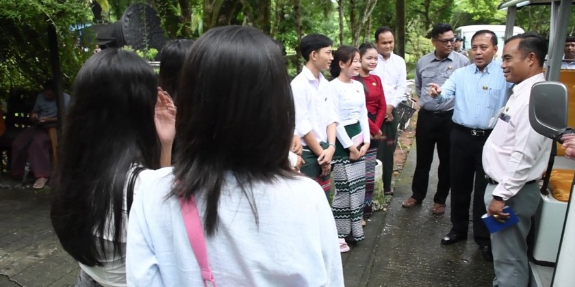 Inspection of Union Ethnic Village: MoEA UM inspected Union Ethnic Village (Yangon)