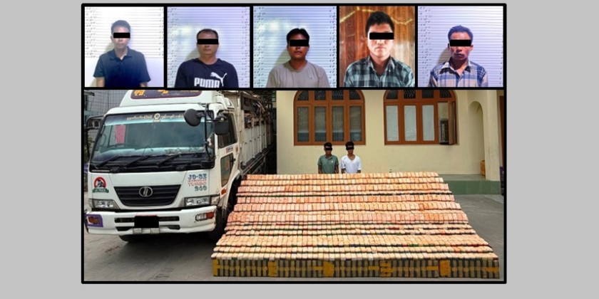 A major Drug Bust: 148.797 kg of heroin from Shan State (North) seized