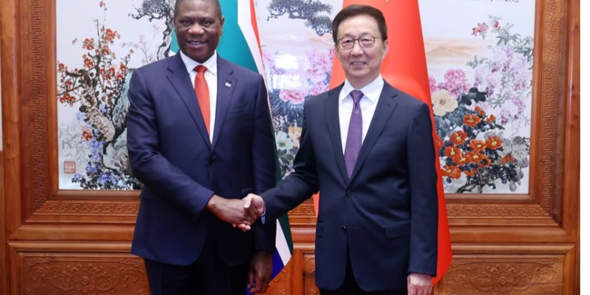 Chinese Vice President meets South Africa's Deputy President