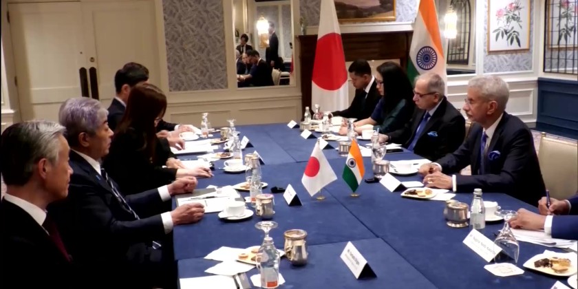 India’s Dr. S. Jaishankar meets his Japanese counterpart