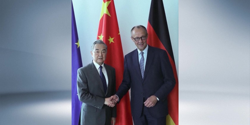 German chancellor meets Chinese Foreign Minister