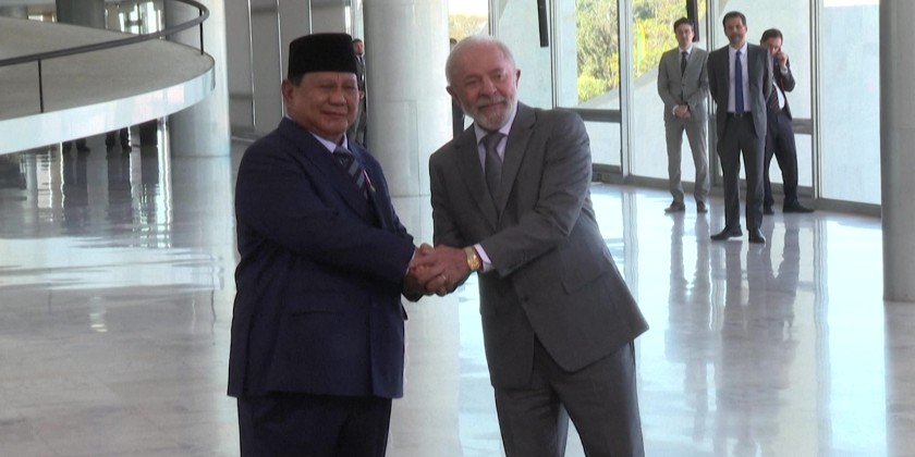 Brazil's Lula hosts Indonesian President Prabowo Subianto in Brasilia