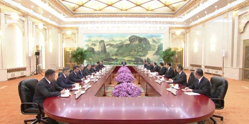 Russia's Foreign Minister Lavrov meets Chinese President Xi in Beijing