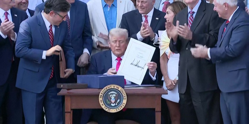 Trump signs into law domestic policy bill