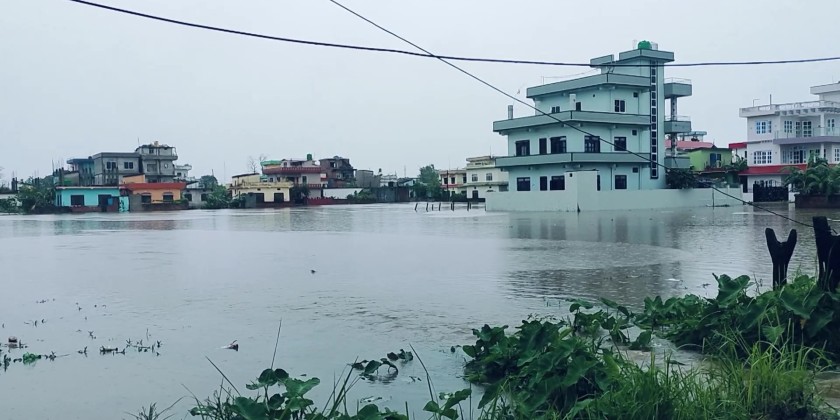 Floods after torrential rain in Far Western Nepal