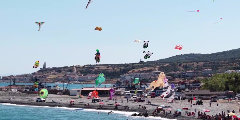 Celebration of the third edition of the Trakya Kite Festival