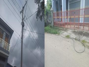400-volt power transmission line was damaged in an IED blast planted by a so-called PDF terrorist group in Salin Township of Magway Region.