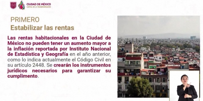 Mexico City mayor caps rent hikes to inflation in new anti-gentrification plan