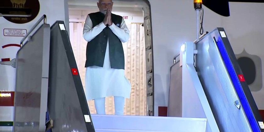 Prime Minister Narendra Modi begins his visit to Brazil