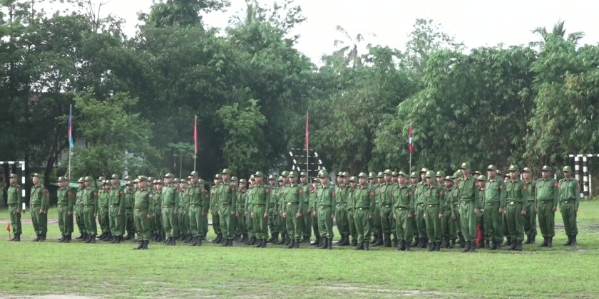 Opening of Military Training: Mon State CM attended the ceremony