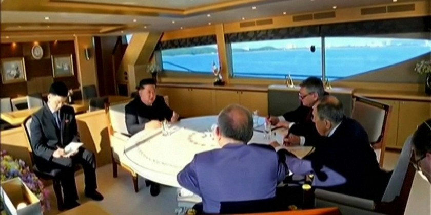 North Korea's Kim meets Russian Foreign Minister Lavrov