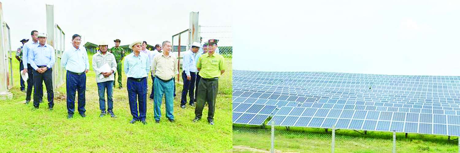 မင်းဘူးမြို့ရှိ နေရောင်ခြည်စွမ်းအင်သုံး ဓာတ်အားပေးစက်ရုံမှ ၂၀၂၆ ခုနှစ် တတိယသုံးလပတ်ထက်စော၍ ဒုတိယအဆင့် ၄၀ မဂ္ဂါဝပ် ဓာတ်အားထုတ်လုပ်နိုင်ရေး ကြိုးပမ်းဆောင်ရွက်