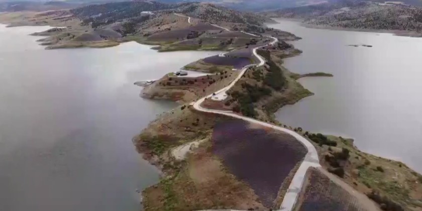 The world’s largest single-piece lavender island in the Çekerek district of Yozgat, Turkiye