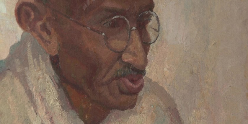 Rare Gandhi oil portrait sold for nearly £153,000